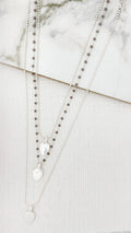 Envy Silver/Bead Necklace