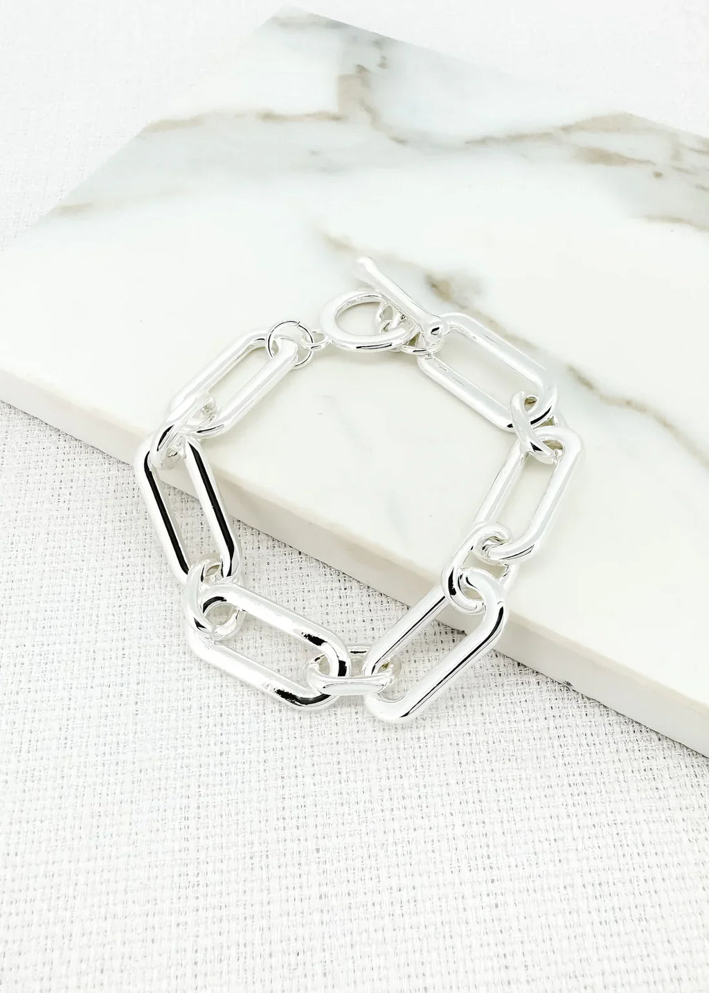 Envy Silver Link Bracelet