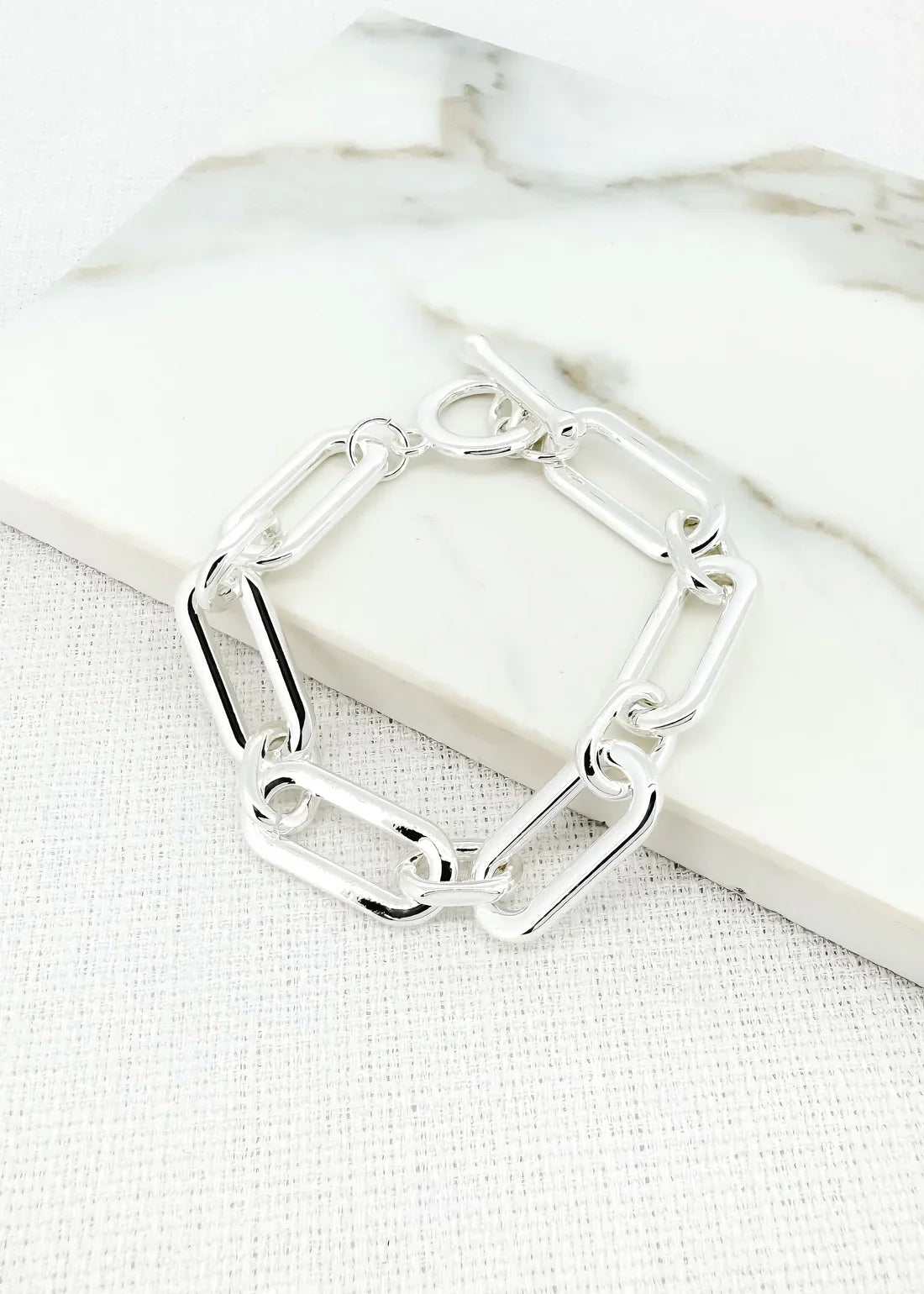 Envy Silver Link Bracelet