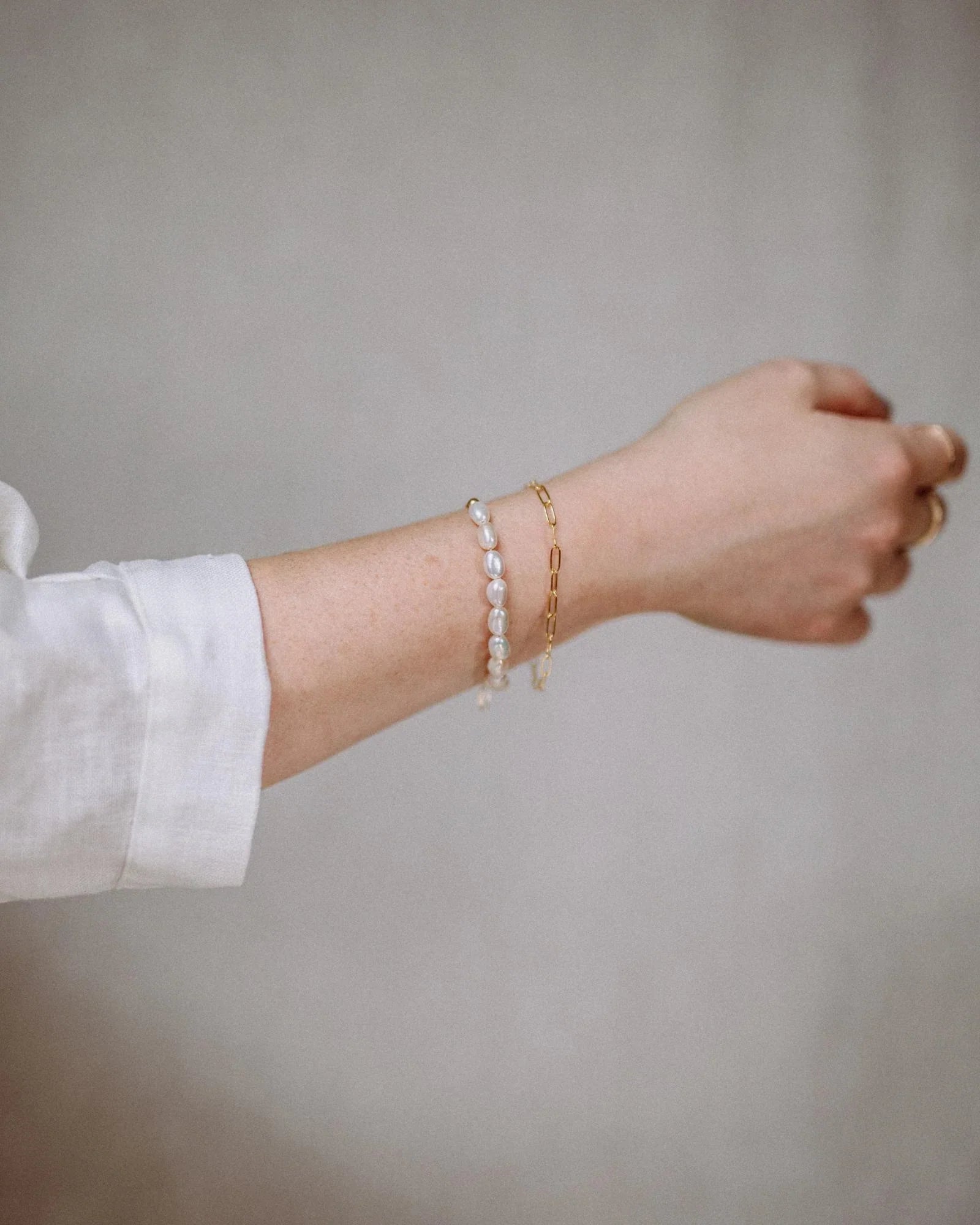 MoMuse Paperclip Chain Bracelet