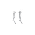 Newbridge Silverware Cross Over Earrings