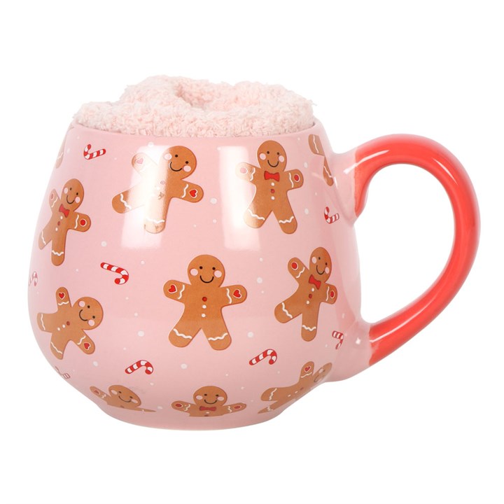 Gingerbread Mug & Socks Set