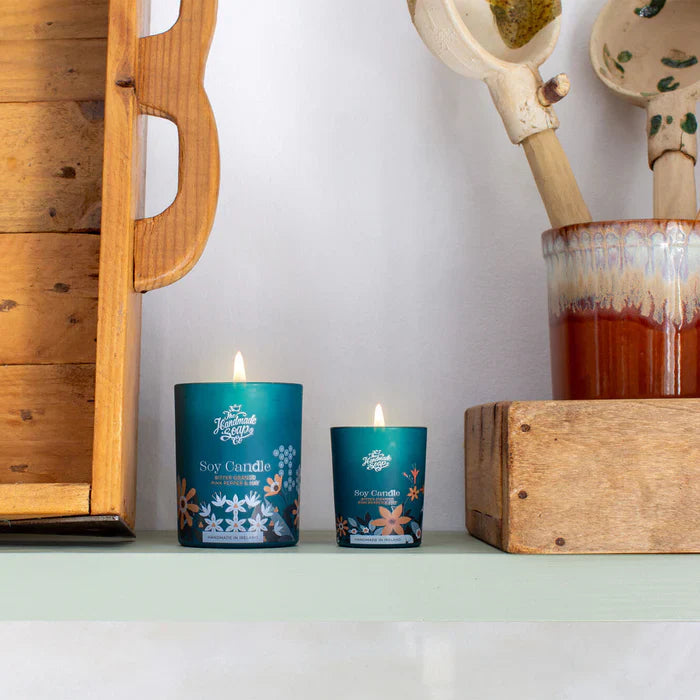 Scented Soy Candle , Bitter Orange Pink Pepper & Hay