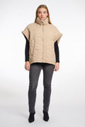 Rino & Pelle Caitlyn Quilted Cape - Light Oat