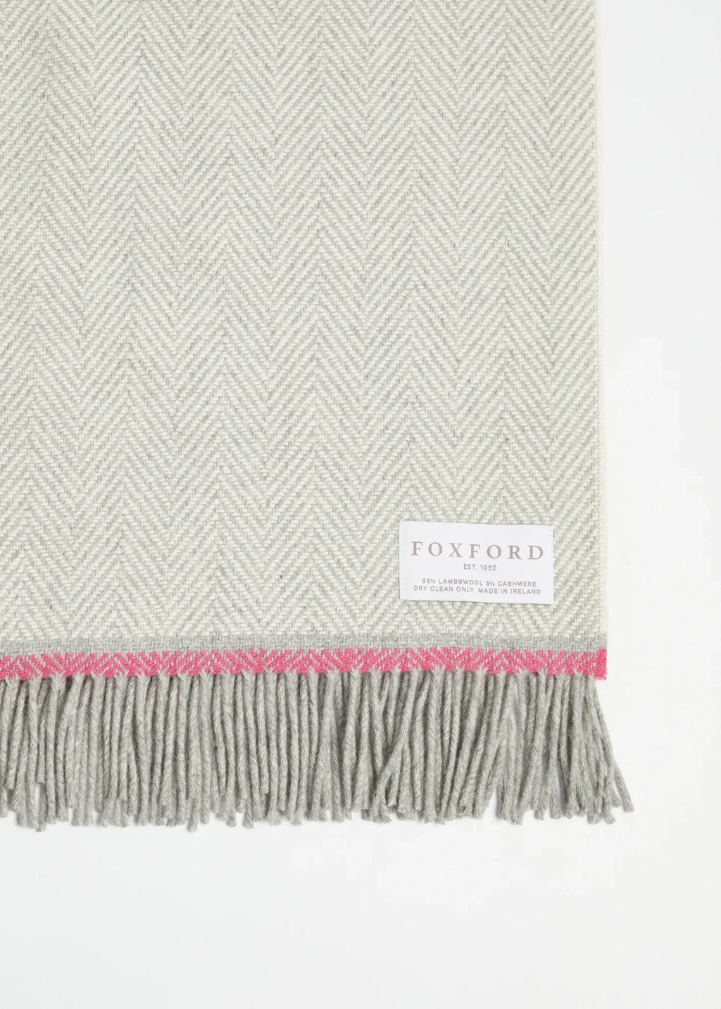 Foxford Lily Cashmere and Lambswool Throw