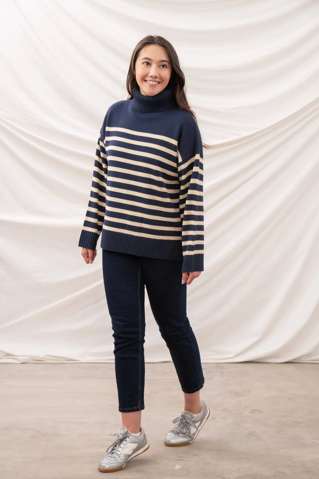 Lighthouse Luisa Jumper - Navy Stripe