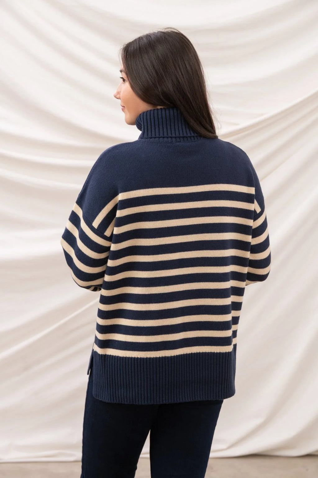 Lighthouse Luisa Jumper - Navy Stripe