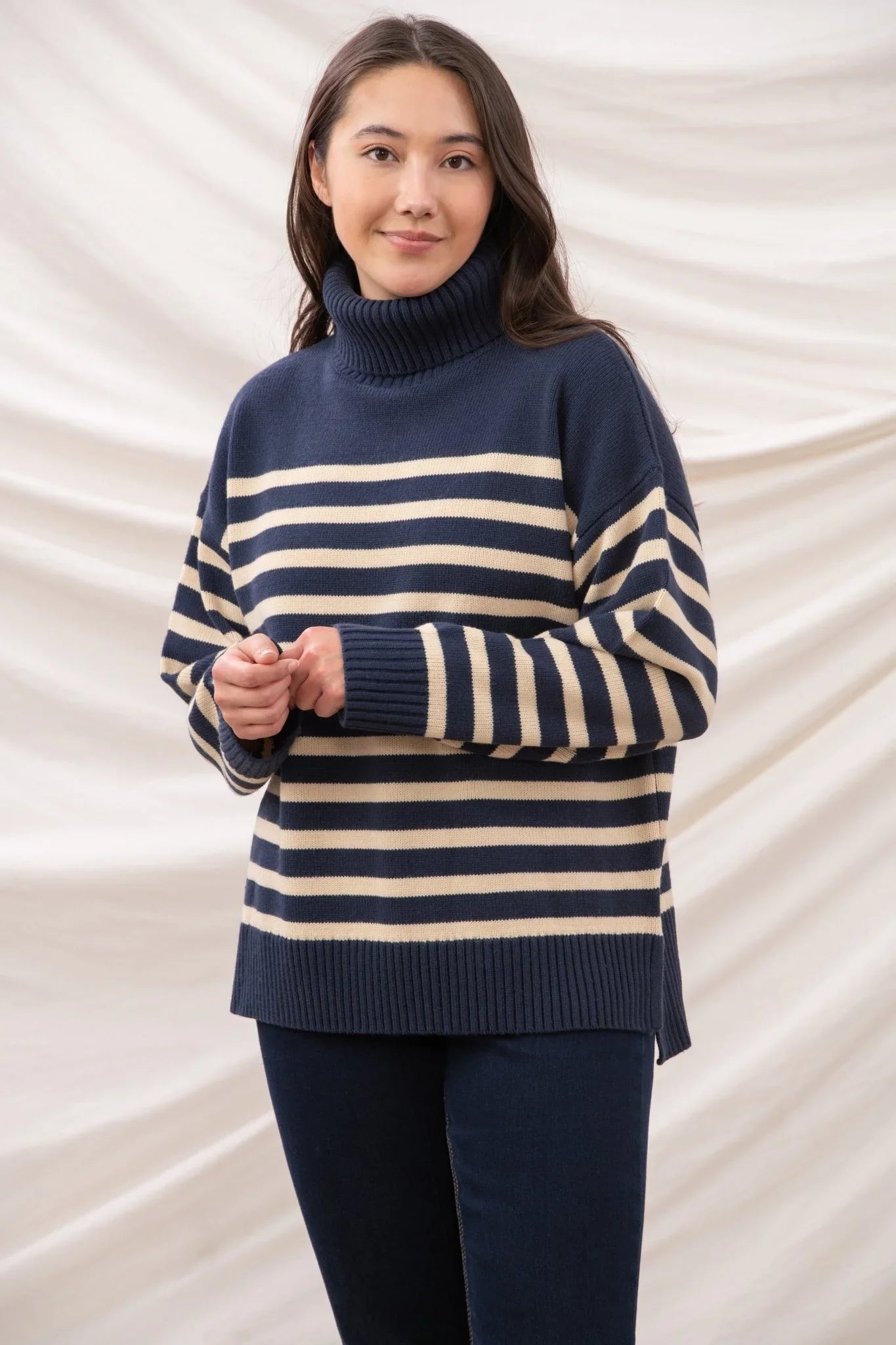 Lighthouse Luisa Jumper - Navy Stripe