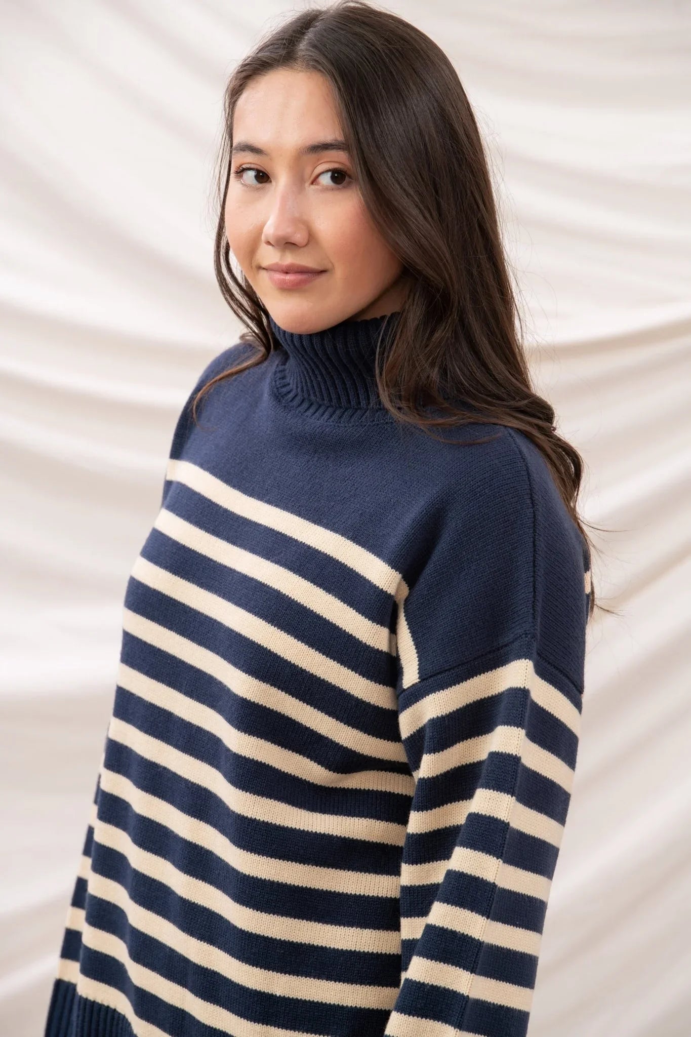 Lighthouse Luisa Jumper - Navy Stripe
