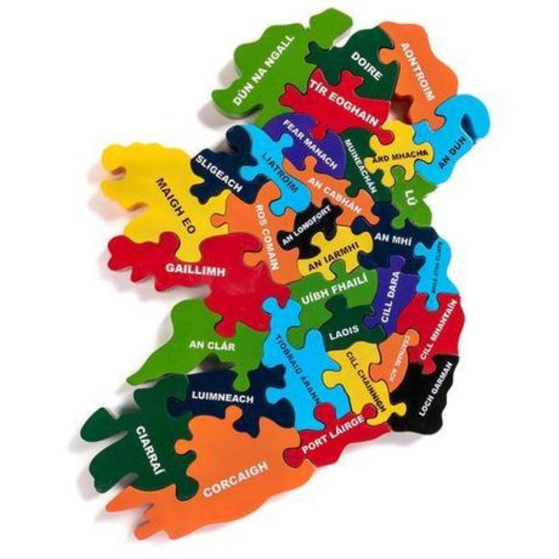 Alphabet Jigsaws Mapa na h¨¦ireann