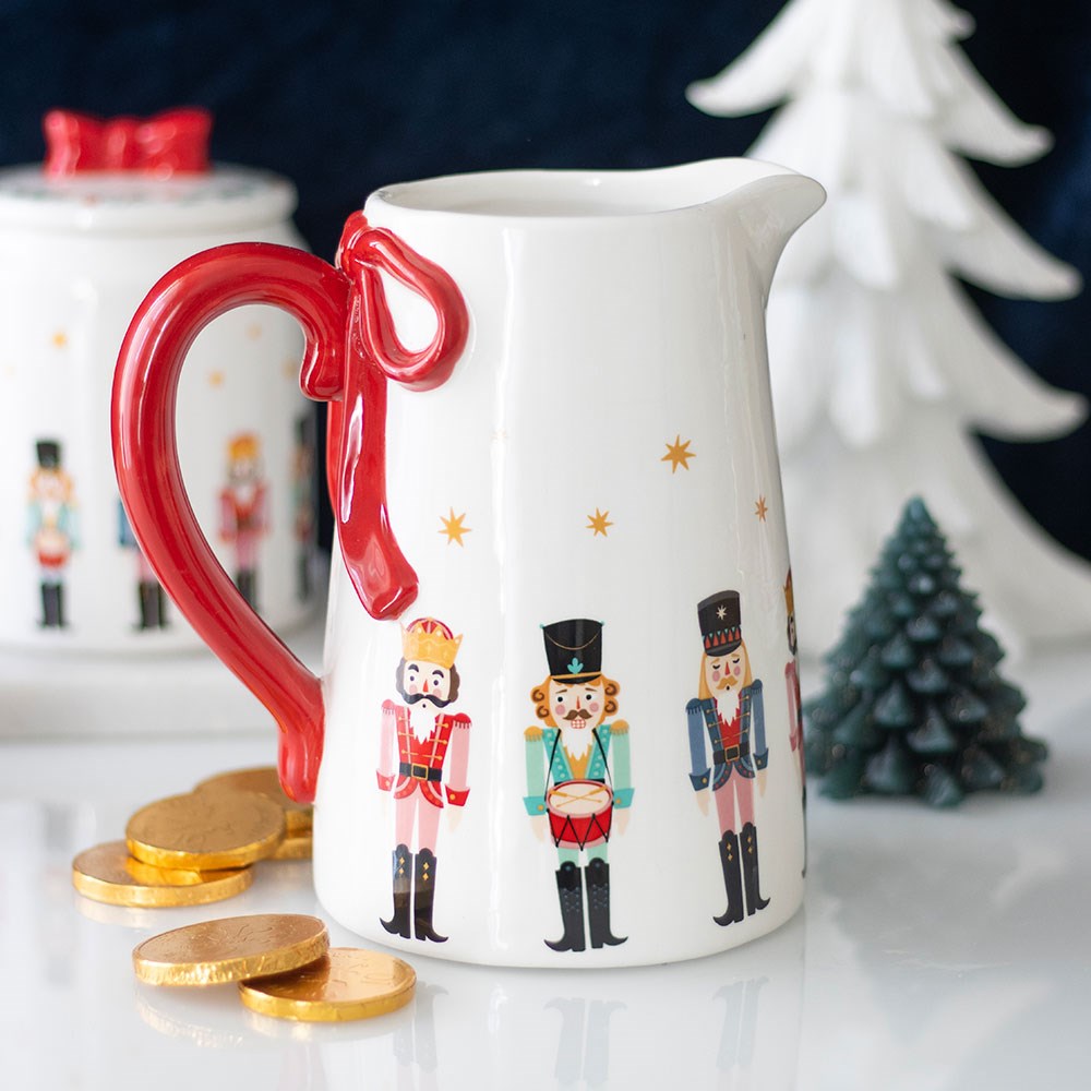 Nutcracker Christmas Jug