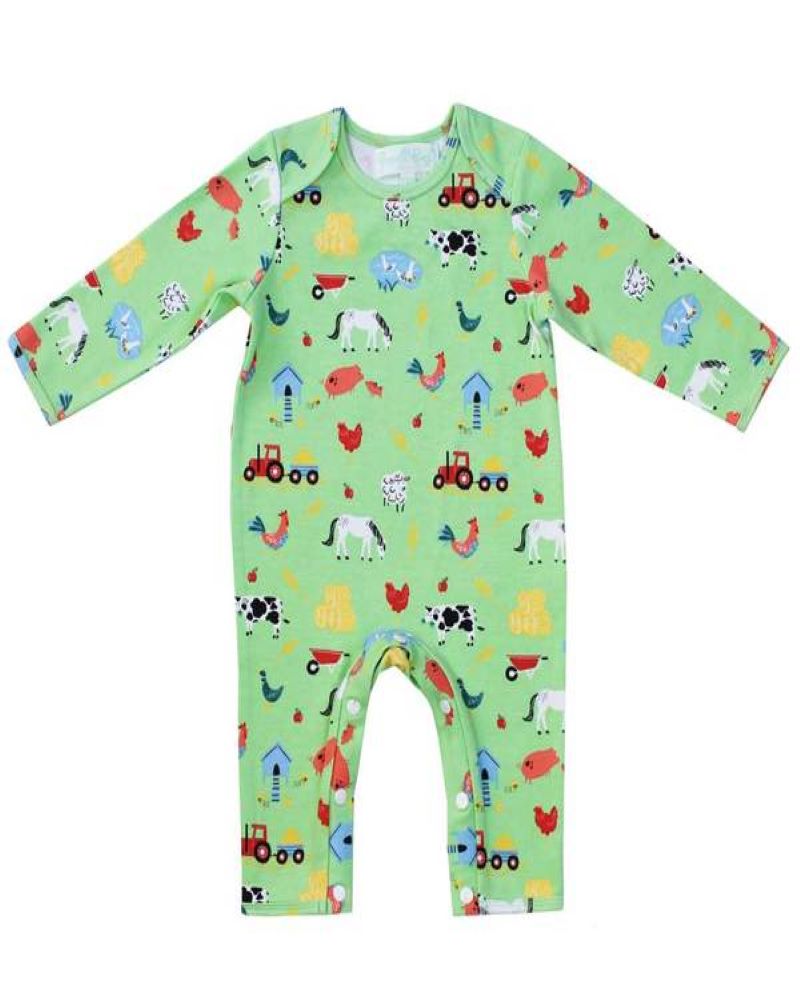 Powell Craft | Farmyard Print Jumpsuit